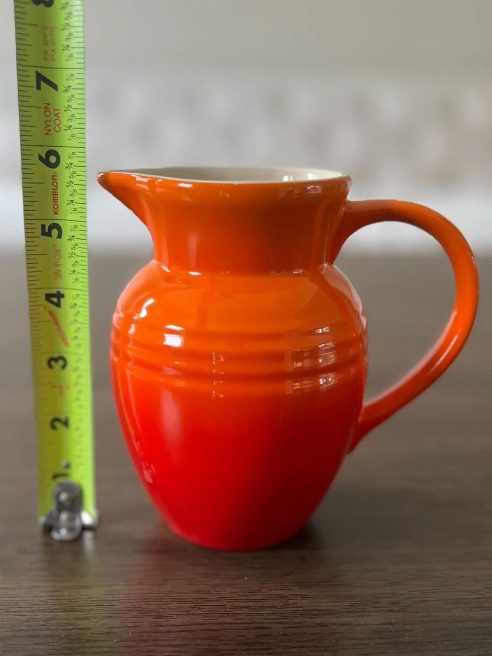 Le Creuset Breakfast Pitcher/Jug 0.7L Volcanic Flame Orange